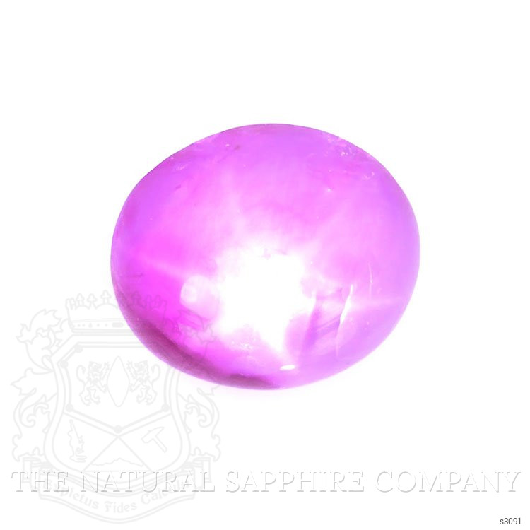 1.57 Ct. Pink Star Sapphire from Burma (Myanmar)