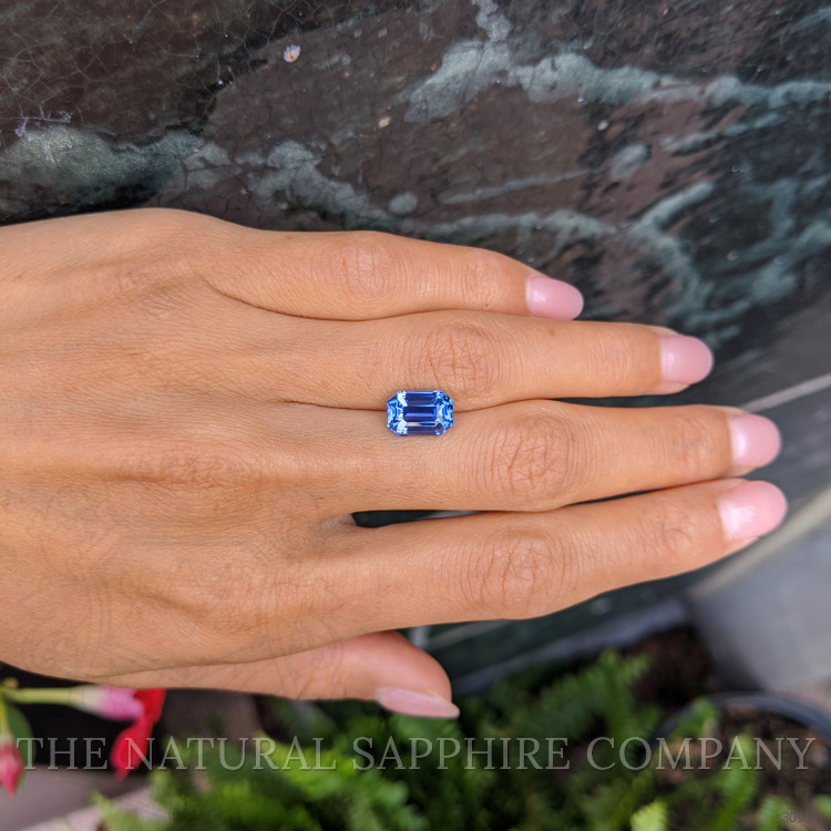 3.81 Ct. Blue Sapphire from Ceylon (Sri Lanka)