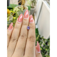 1.26 Ct. Pinkish Purple Sapphire from Ceylon (Sri Lanka) Life Style