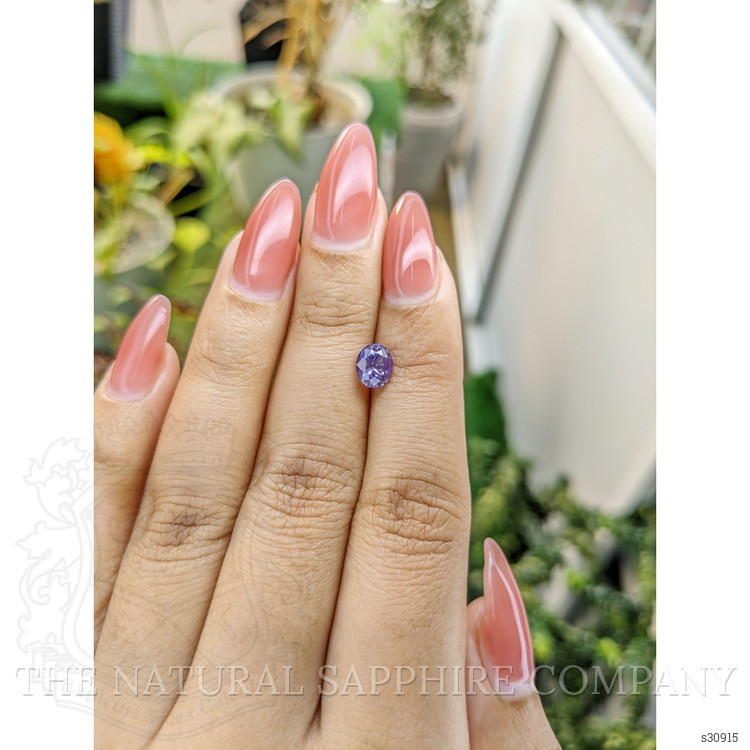 1.26 Ct. Pinkish Purple Sapphire from Ceylon (Sri Lanka)