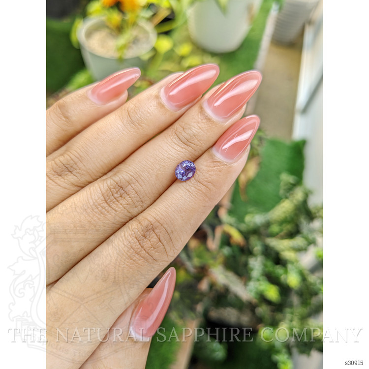 1.26 Ct. Pinkish Purple Sapphire from Ceylon (Sri Lanka)