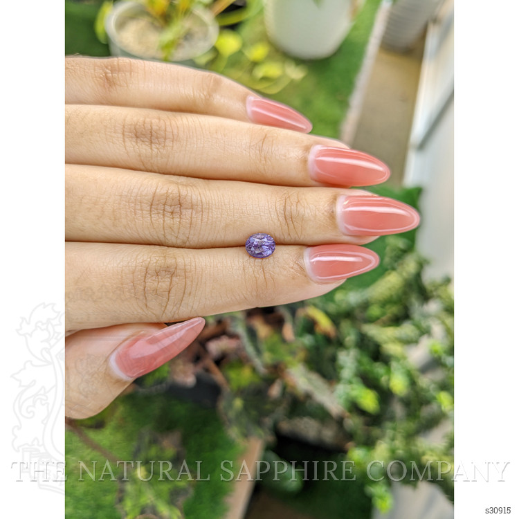 1.26 Ct. Pinkish Purple Sapphire from Ceylon (Sri Lanka)