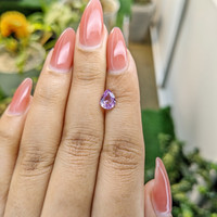 1.16 Ct. Pinkish Purple Sapphire from Ceylon (Sri Lanka) Life Style