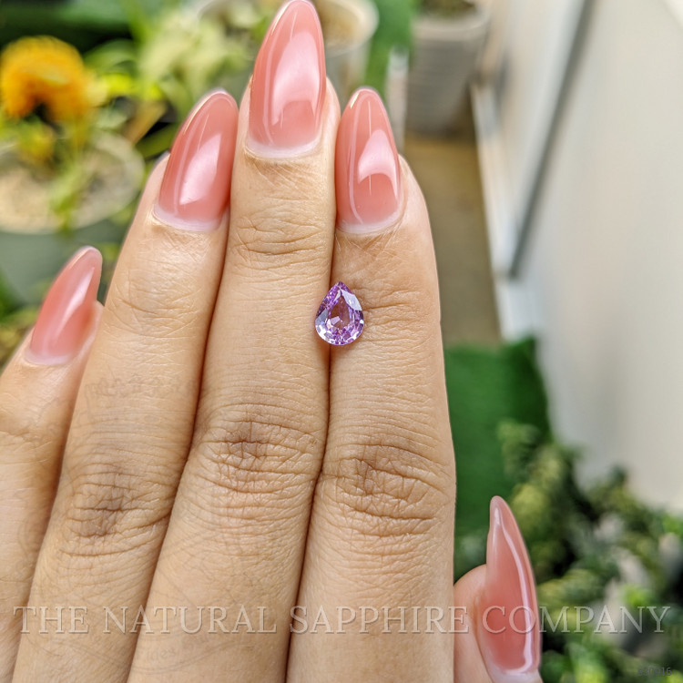 1.16 Ct. Pinkish Purple Sapphire from Ceylon (Sri Lanka)