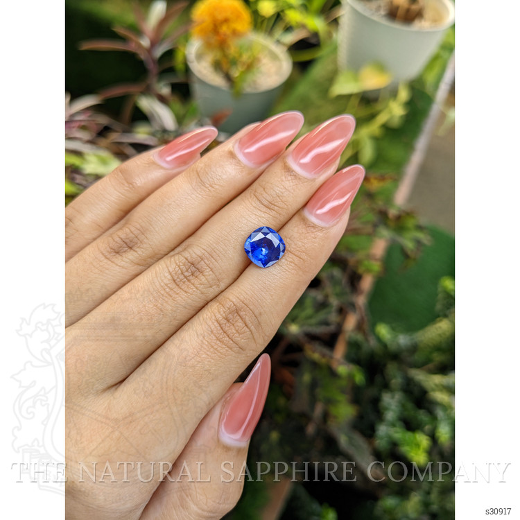3.79 Ct. Blue Sapphire from Ceylon (Sri Lanka)