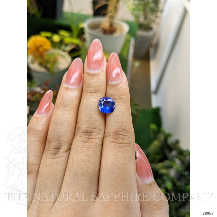 3.79 Ct. Blue Sapphire from Ceylon (Sri Lanka)