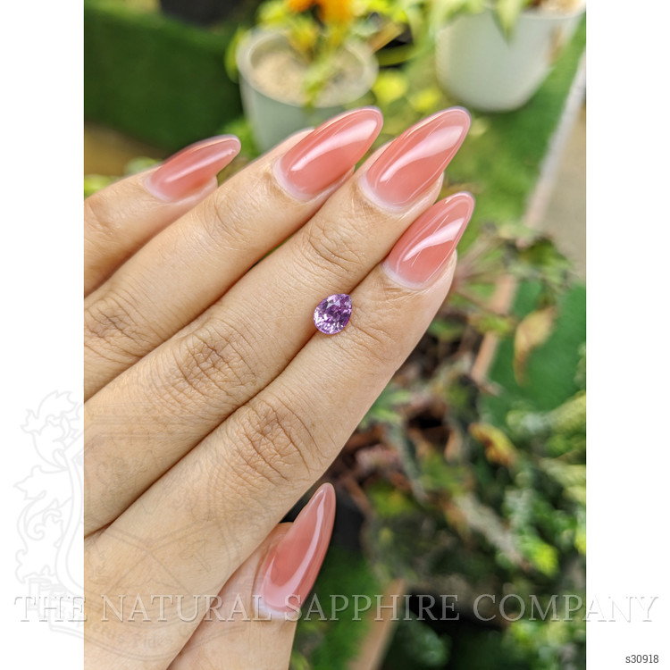 1.30 Ct. Pinkish Purple Sapphire from Ceylon (Sri Lanka)