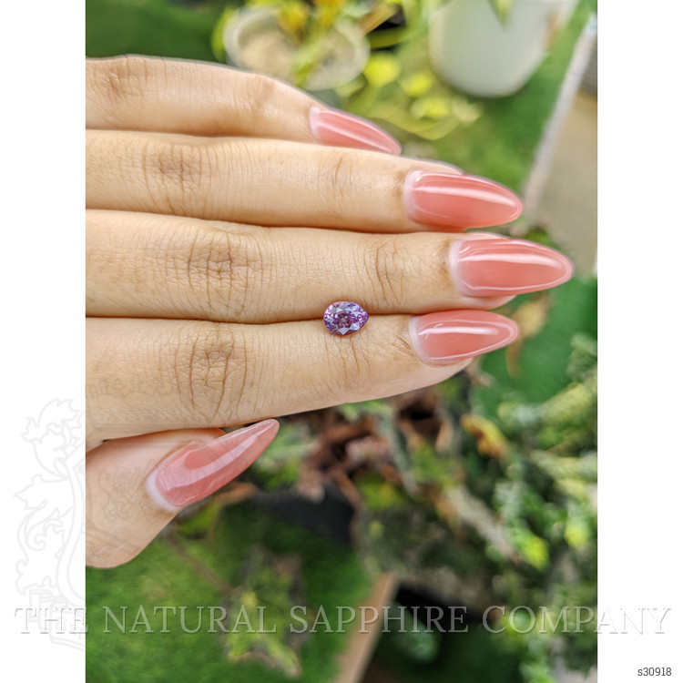 1.30 Ct. Pinkish Purple Sapphire from Ceylon (Sri Lanka)
