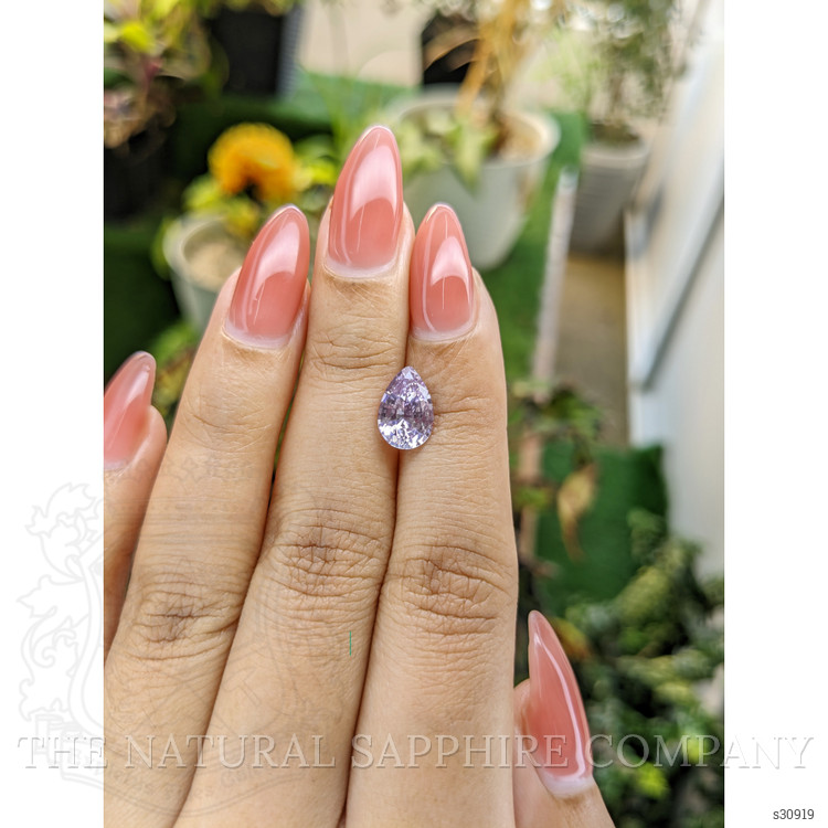 2.25 Ct. Purple Sapphire from Ceylon (Sri Lanka)