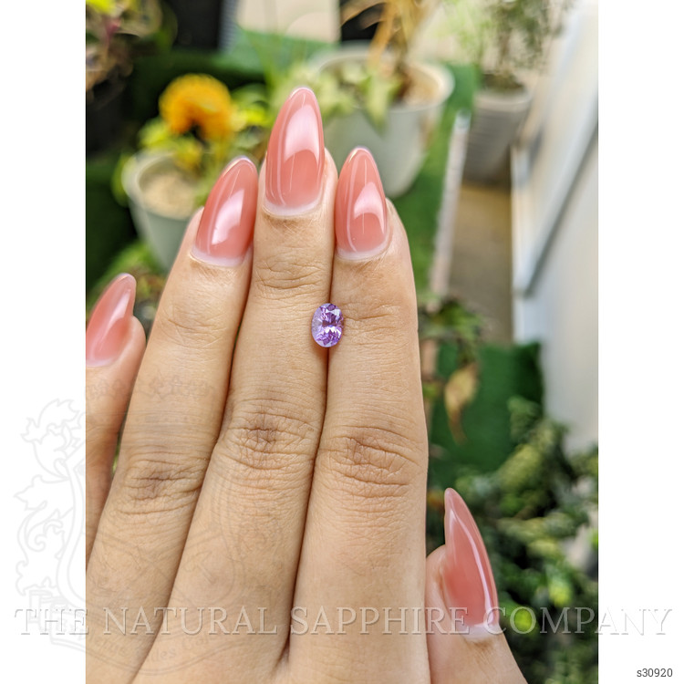1.06 Ct. Pinkish Purple Sapphire from Ceylon (Sri Lanka)
