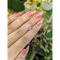 1.06 Ct. Pinkish Purple Sapphire from Ceylon (Sri Lanka) Life Style
