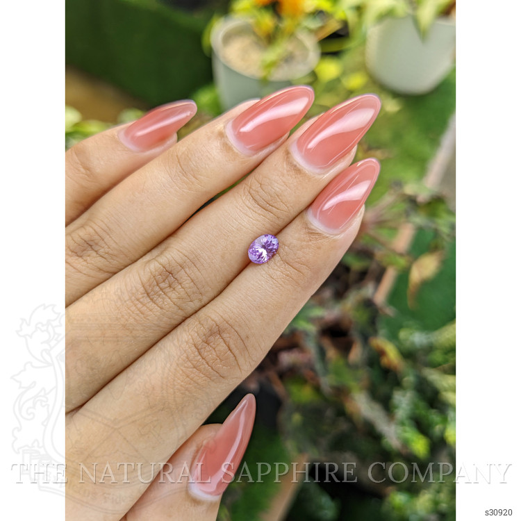 1.06 Ct. Pinkish Purple Sapphire from Ceylon (Sri Lanka)
