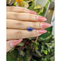 3.23 Ct. Blue Sapphire from Ceylon (Sri Lanka) Life Style