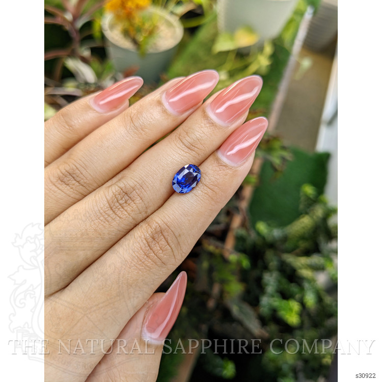 3.23 Ct. Blue Sapphire from Ceylon (Sri Lanka)