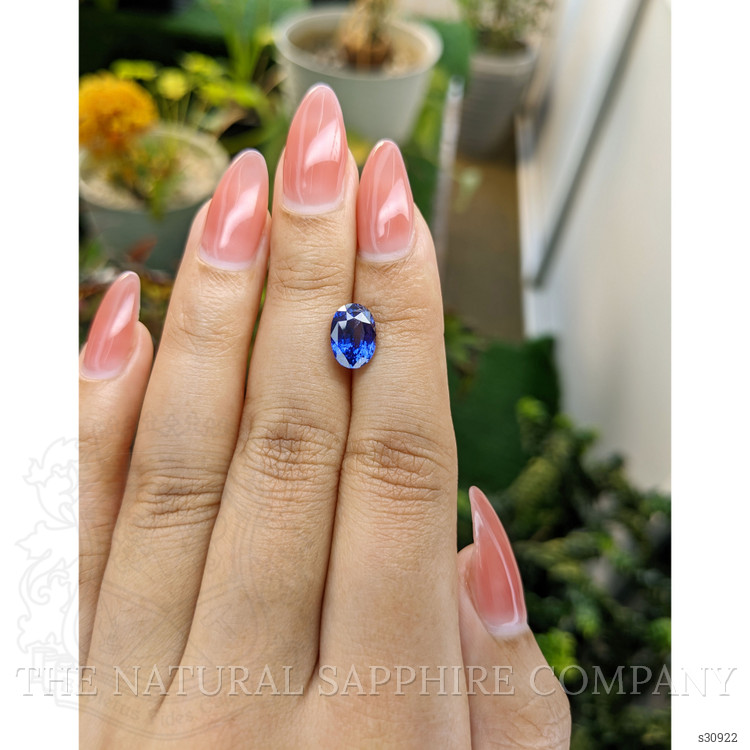 3.23 Ct. Blue Sapphire from Ceylon (Sri Lanka)