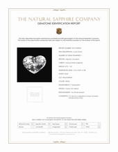 1.65 Ct. White Sapphire from Ceylon (Sri Lanka) Scan Report