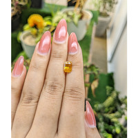 2.12 Ct. Yellowish Orange Sapphire from Ceylon (Sri Lanka) Life Style