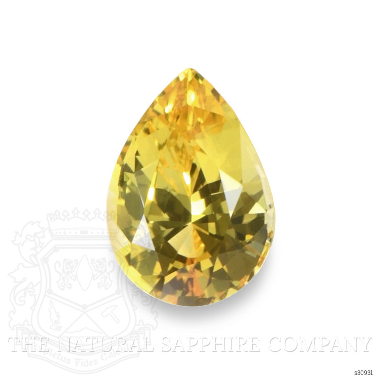 2.09 Ct. Orangish Yellow Sapphire from Ceylon (Sri Lanka)