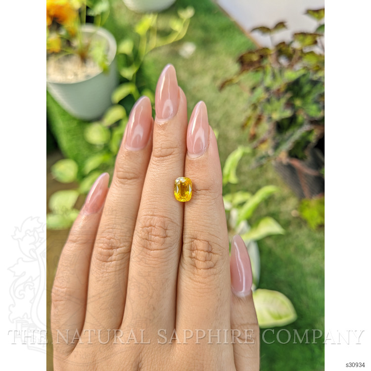 2.13 Ct. Yellow Sapphire from Ceylon (Sri Lanka)
