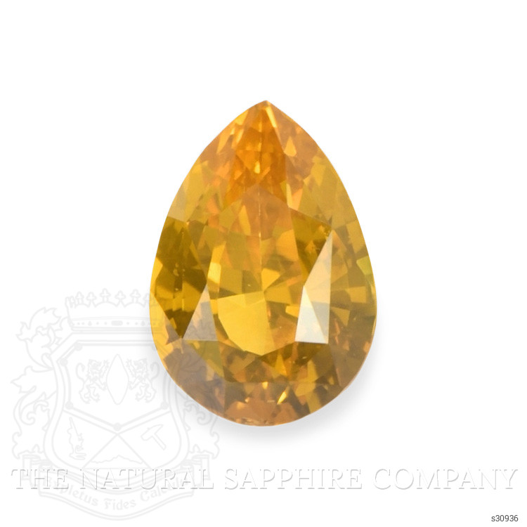 2.19 Ct. Yellowish Orange Sapphire from Ceylon (Sri Lanka)