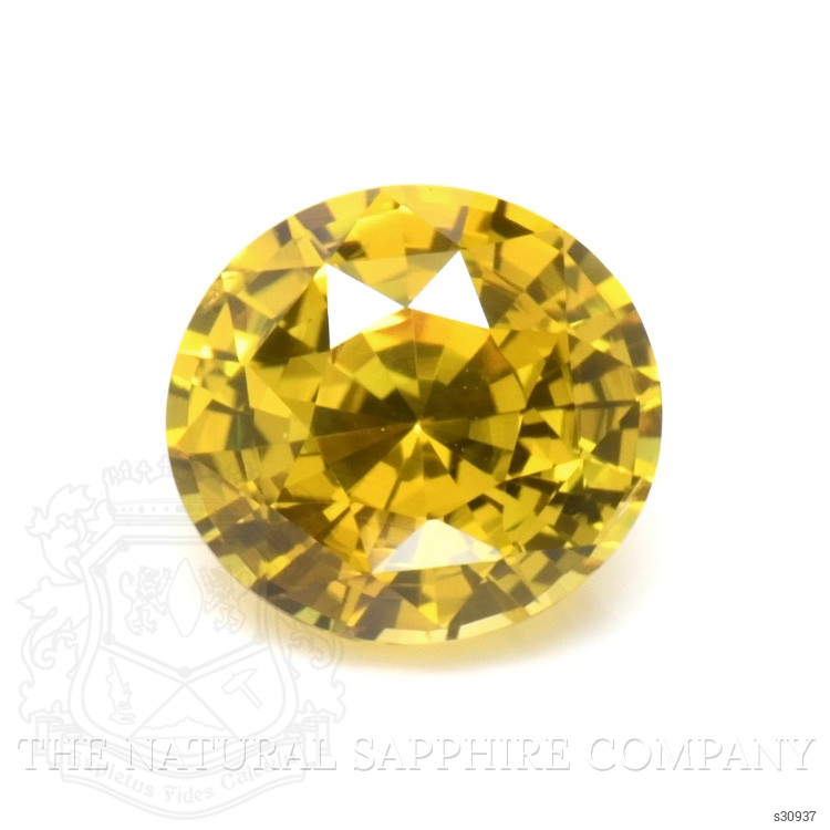2.28 Ct. Orangish Yellow Sapphire from Ceylon (Sri Lanka)