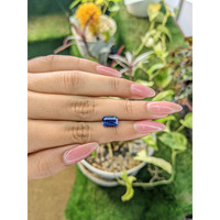 2.43 Ct. Blue Sapphire from Ceylon (Sri Lanka) Life Style