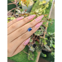 2.43 Ct. Blue Sapphire from Ceylon (Sri Lanka) Life Style