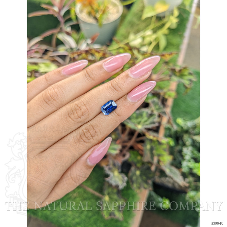 2.43 Ct. Blue Sapphire from Ceylon (Sri Lanka)