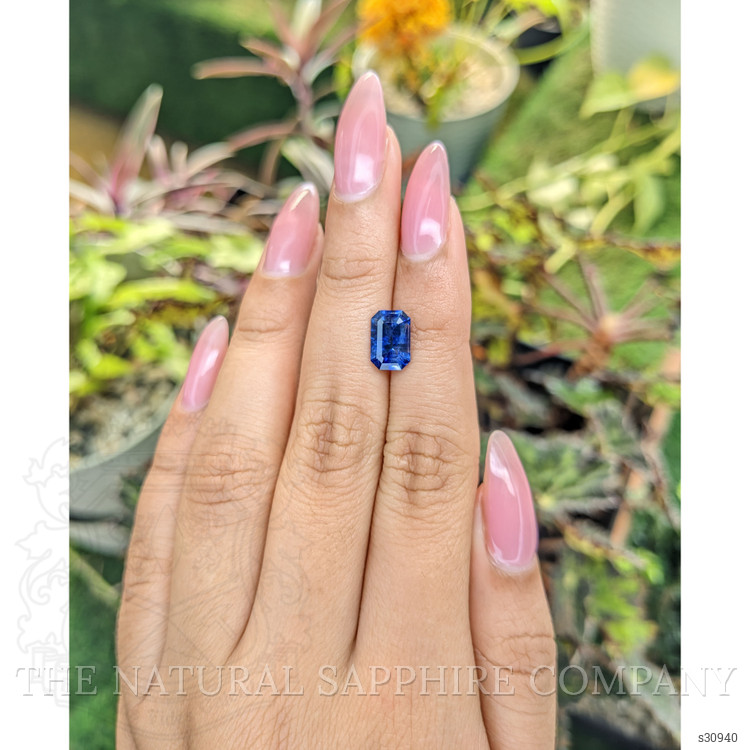 2.43 Ct. Blue Sapphire from Ceylon (Sri Lanka)