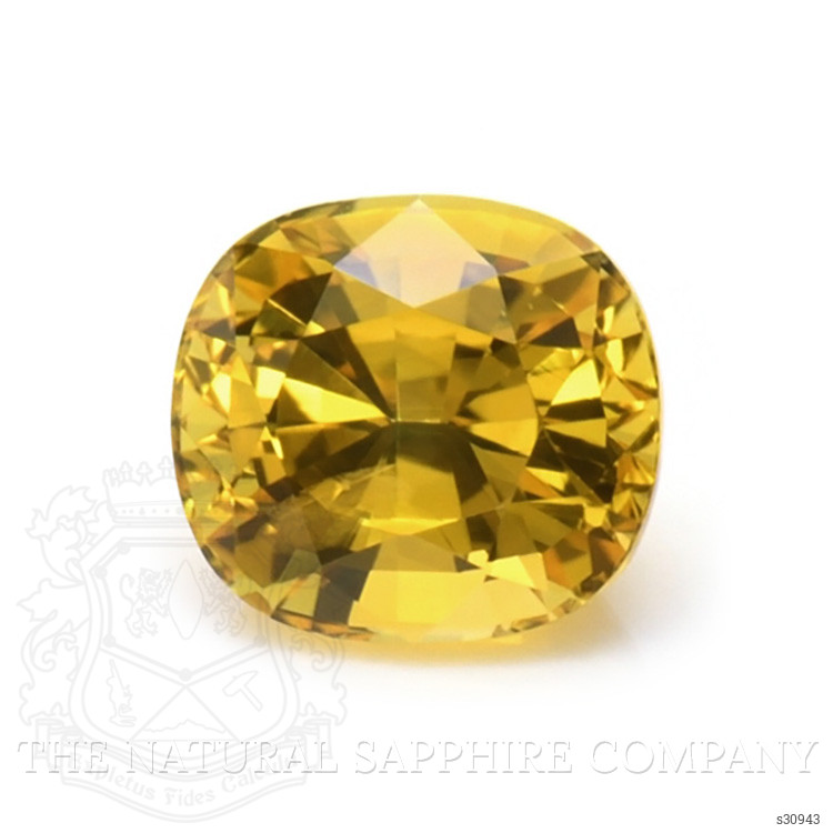 2.11 Ct. Orangish Yellow Sapphire from Ceylon (Sri Lanka)