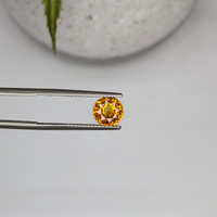 1.81 Ct. Yellowish Orange Sapphire from Ceylon (Sri Lanka) Life Style