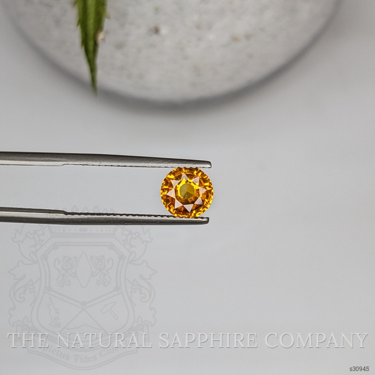 1.81 Ct. Yellowish Orange Sapphire from Ceylon (Sri Lanka)