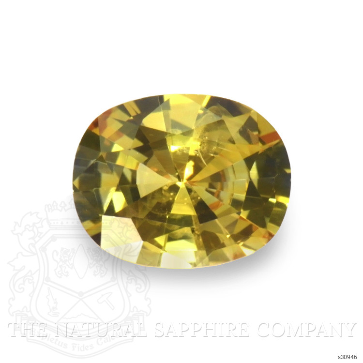 1.49 Ct. Orangish Yellow Sapphire from Ceylon (Sri Lanka)