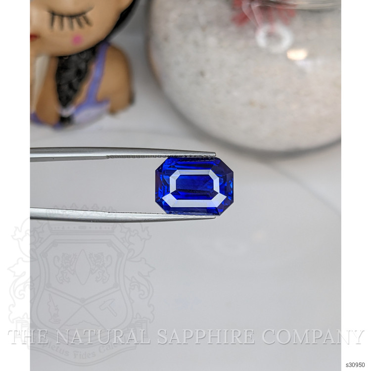 10.51 Ct. Blue Sapphire from Ceylon (Sri Lanka)