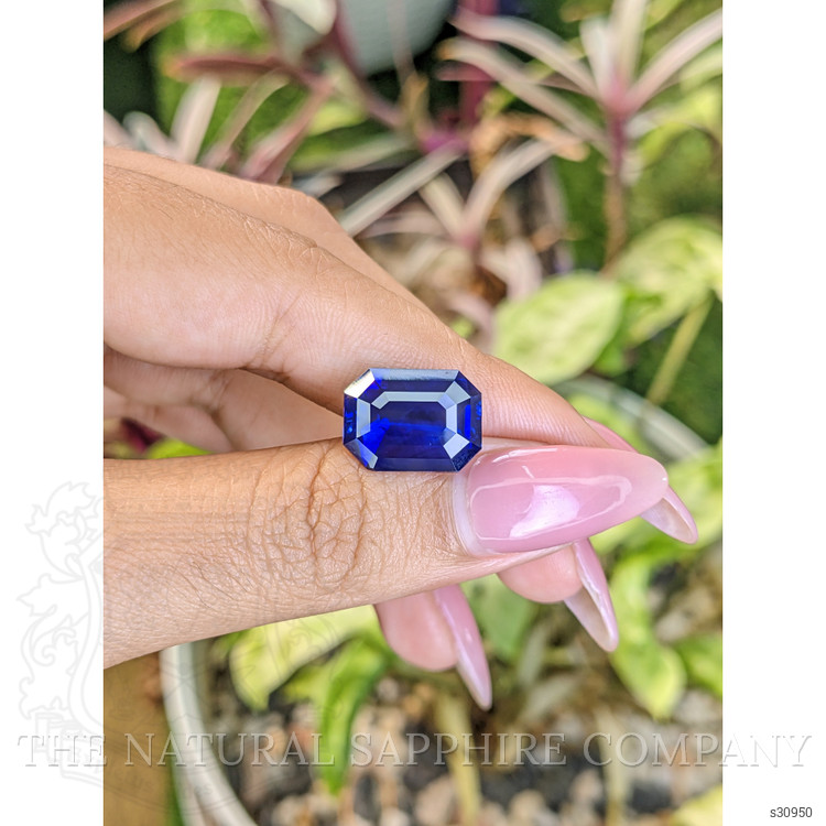 10.51 Ct. Blue Sapphire from Ceylon (Sri Lanka)