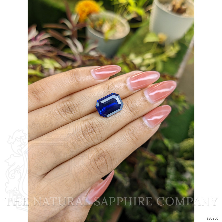 10.51 Ct. Blue Sapphire from Ceylon (Sri Lanka)
