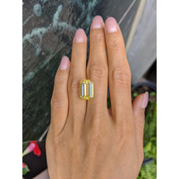 12.43 Ct. Yellow Sapphire from Ceylon (Sri Lanka) Life Style