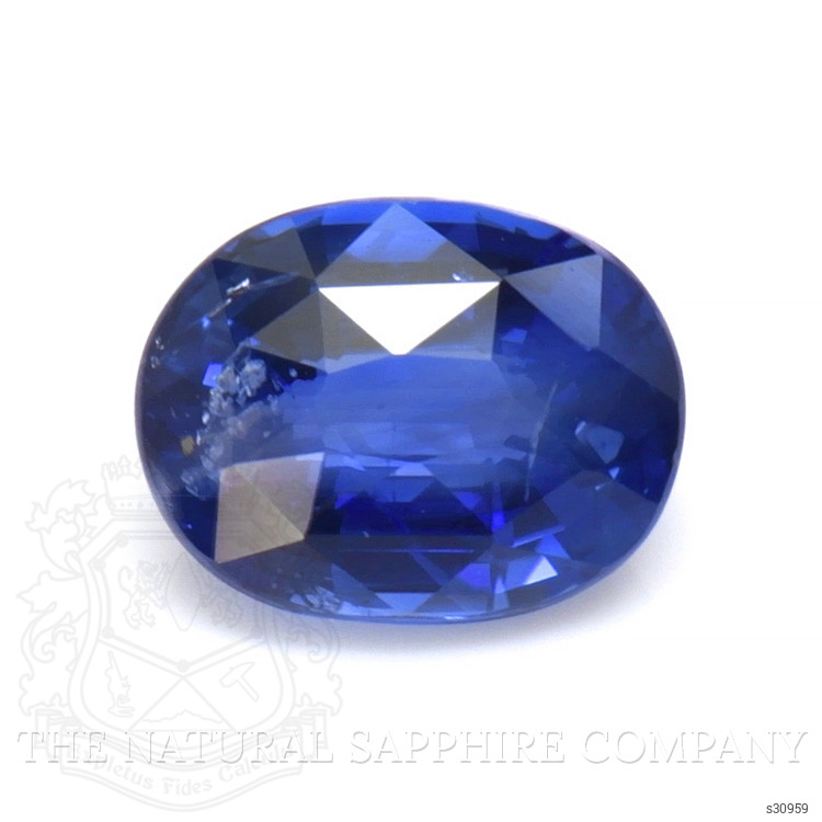 2.14 Ct. Blue Sapphire from Ceylon (Sri Lanka)
