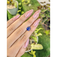 2.14 Ct. Blue Sapphire from Ceylon (Sri Lanka) Life Style