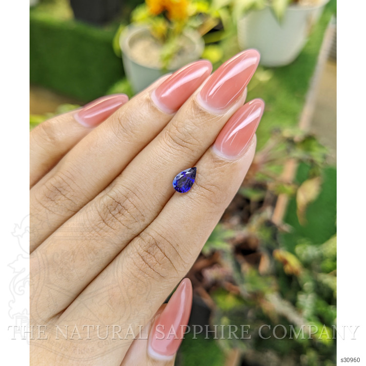 1.06 Ct. Blue Sapphire from Ceylon (Sri Lanka)