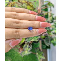 3.06 Ct. Blue Star Sapphire from Ceylon (Sri Lanka) Life Style