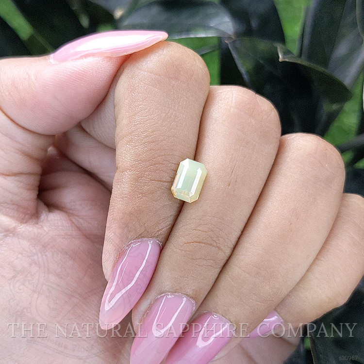 1.56 Ct. Yellowish Green Sapphire from Madagascar