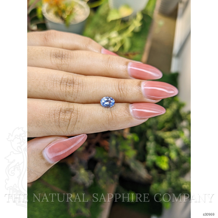 1.05 Ct. Blue Sapphire from Ceylon (Sri Lanka)