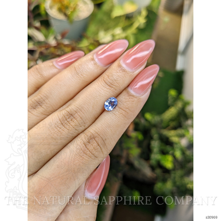 1.05 Ct. Blue Sapphire from Ceylon (Sri Lanka)