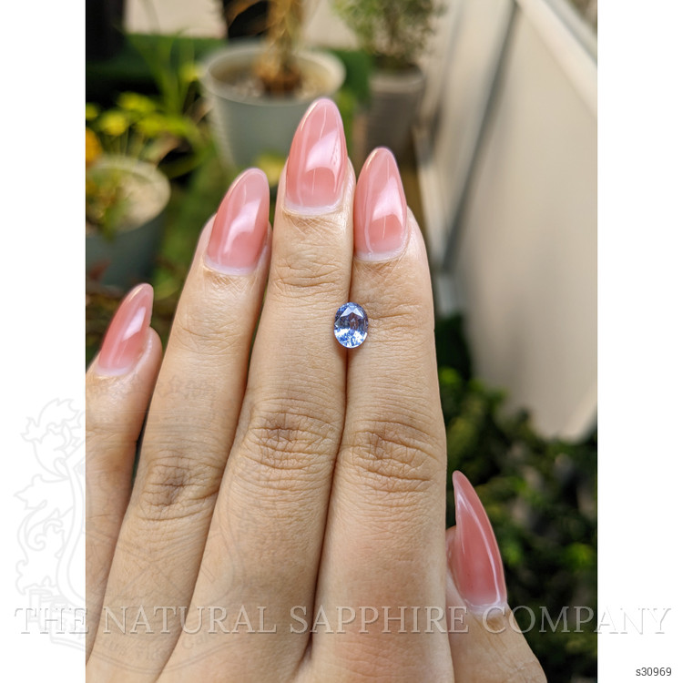 1.05 Ct. Blue Sapphire from Ceylon (Sri Lanka)