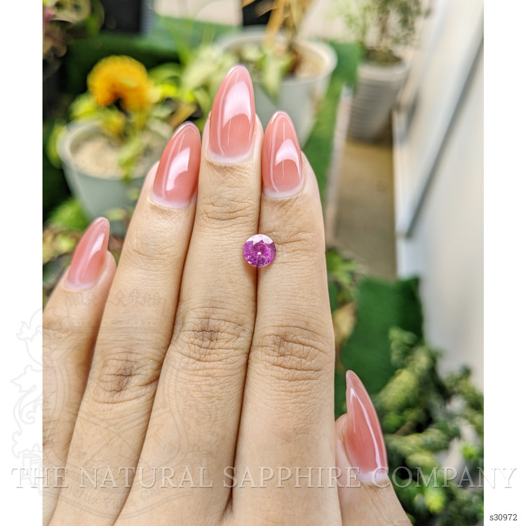 1.10 Ct. Pinkish Purple Sapphire from Ceylon (Sri Lanka)