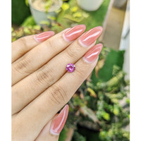 1.10 Ct. Pinkish Purple Sapphire from Ceylon (Sri Lanka) Life Style
