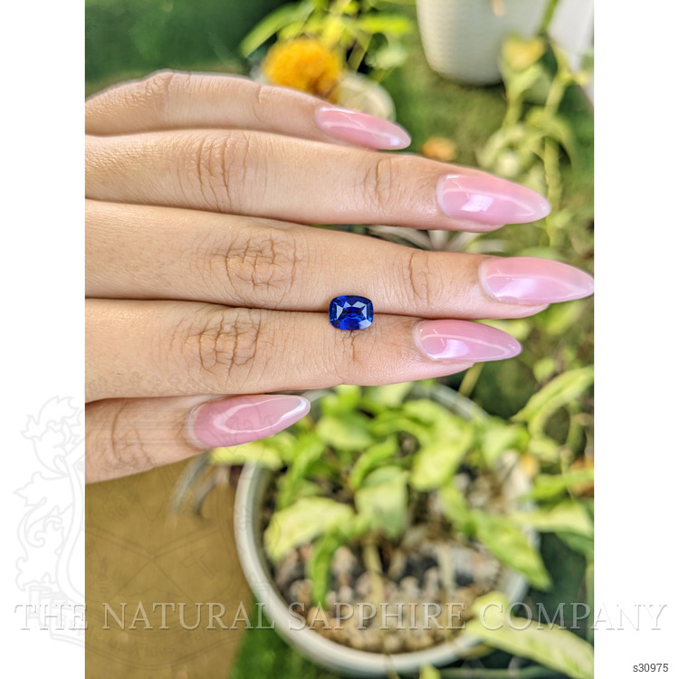 1.58 Ct. Blue Sapphire from Ceylon (Sri Lanka)