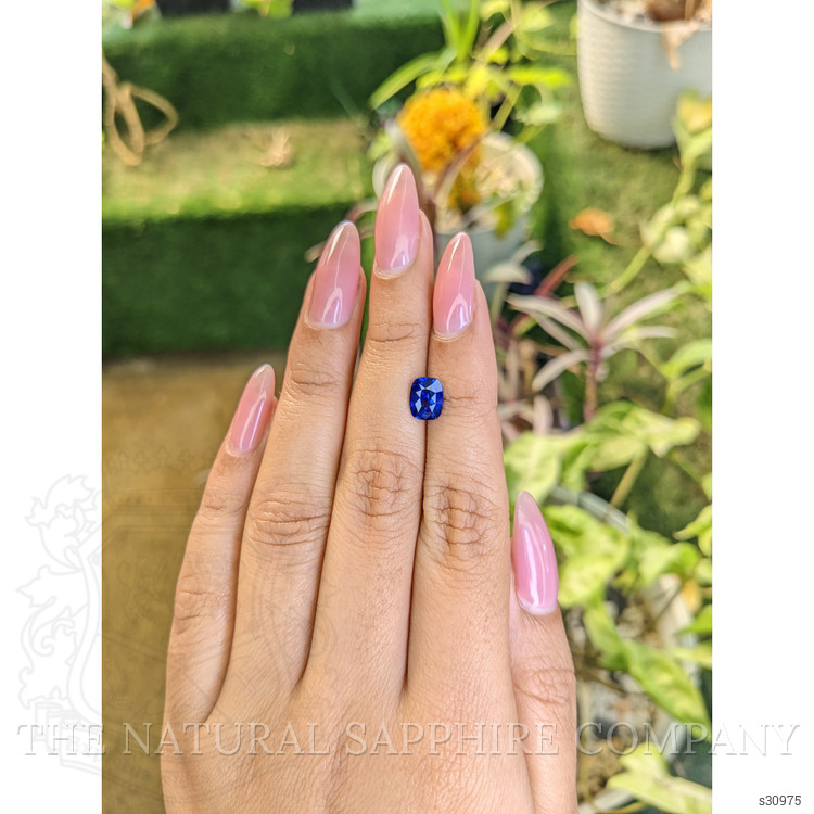 1.58 Ct. Blue Sapphire from Ceylon (Sri Lanka)