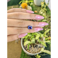 2.81 Ct. Blue Sapphire from Ceylon (Sri Lanka) Life Style